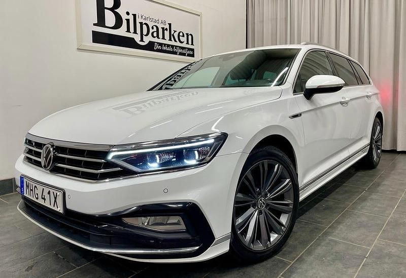 Vit Begagnad 2021 VW Passat GT Kombi | 219 900 kr (Marknadspris) - Bild 1/3