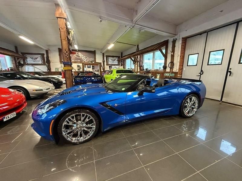 Begagnad Chevrolet Corvette Stingray 466 HK (342 kW) 2016 Blå Cab