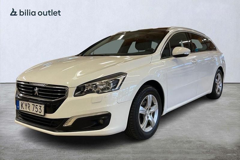 Vit Begagnad 2017 Peugeot 508 Kombi | 129 900 kr (Marknadspris) - Bild 1/3