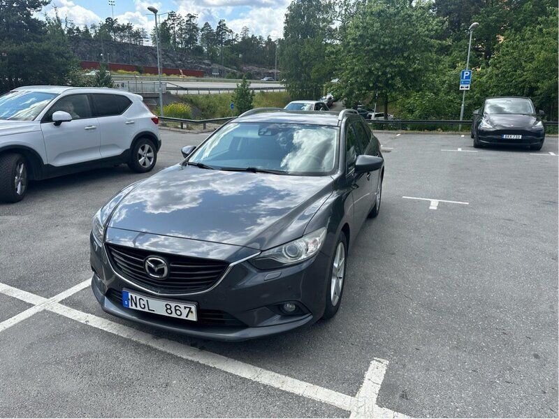 Grå Begagnad 2014 Mazda 6 Kombi | 62 500 kr (Bra pris) - Bild 1/4