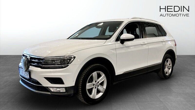 Vit (white) Begagnad 2017 VW Tiguan SUV | 189 900 kr (Superpris) - Bild 1/4
