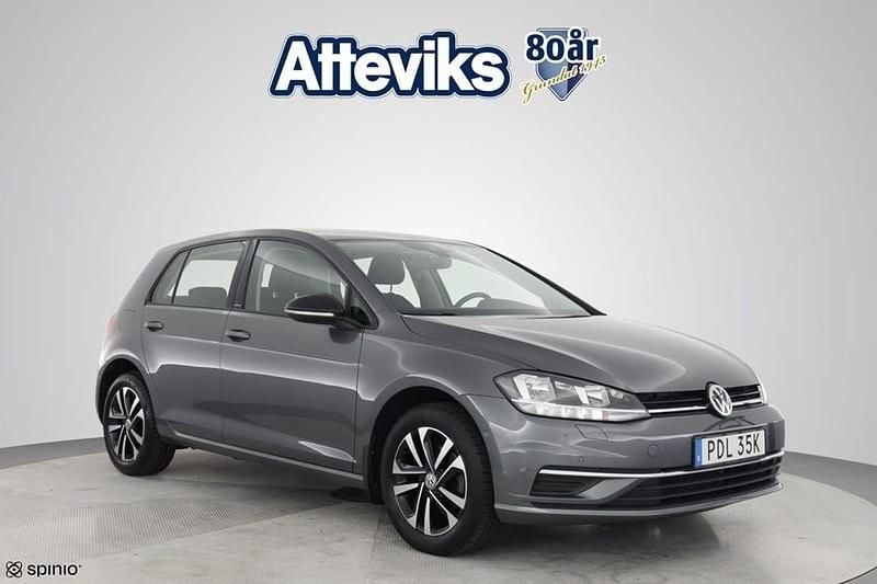 Mörkgrå Begagnad 2019 VW Golf VII Comfortline Halvkombi | 164 900 kr (Bra pris) - Bild 1/4