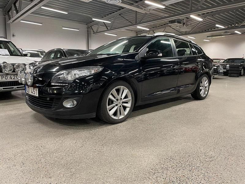 Svart Begagnad 2013 Renault Mégane GrandTour Kombi | 34 900 kr (Marknadspris) - Bild 1/4