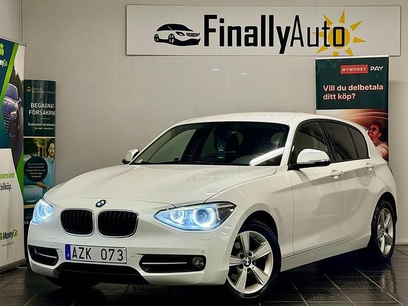 Begagnad BMW 116 Sport Line 116 HK (85 kW) 2013 Pärlemor vit Halvkombi