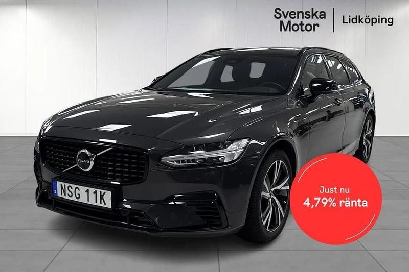 Grå Begagnad 2022 Volvo V90 R-Design Kombi | 439 200 kr (Marknadspris) - Bild 1/3