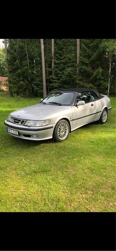 Grå Begagnad 2000 Saab 9-3 Cabriolet Cab | 65 000 kr (Bra pris) - Bild 1/4