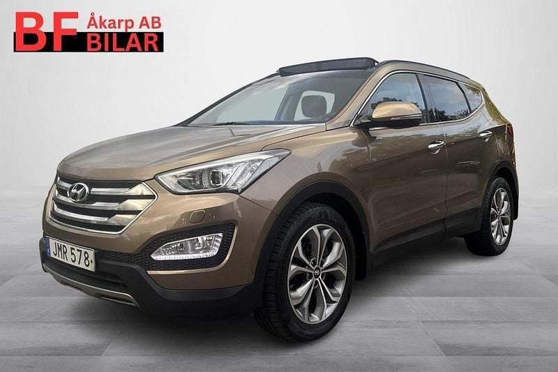 Ljusbrun Begagnad 2014 Hyundai Santa Fe Premium SUV | 139 500 kr (Lite dyr) - Bild 1/4