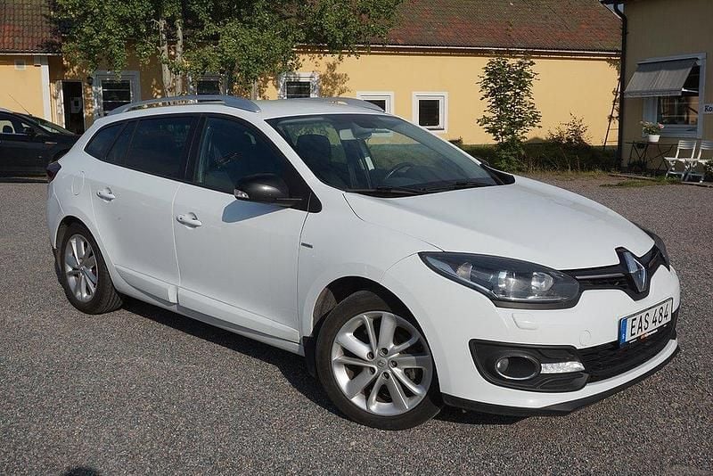 Vit Begagnad 2014 Renault Mégane GrandTour LIMITED Kombi | 69 900 kr (Lite dyr) - Bild 1/4