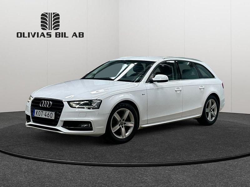 Vit Begagnad 2015 Audi A4 Kombi | 99 400 kr (Bra pris) - Bild 1/4