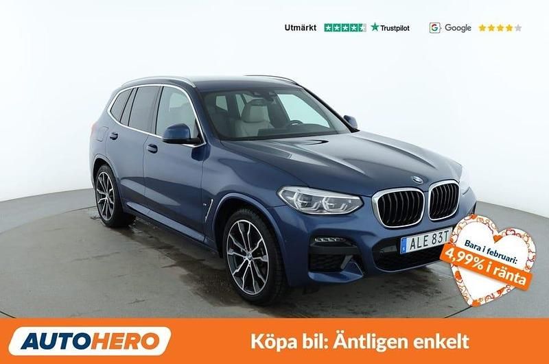 Begagnad BMW X3 M Sport 295 HK (216 kW) 2021 Blå SUV