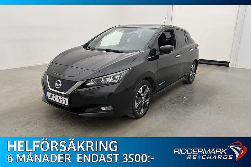 Begagnad Nissan Leaf 360º 110 kW (150 HK) 2018 Svart Halvkombi