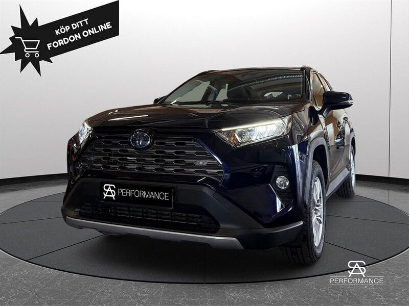 Mörkblå Begagnad 2021 Toyota RAV4 Active SUV | 359 000 kr - Bild 1/4