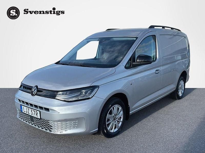 Silver (reflexsilver metallic) Begagnad 2023 VW Caddy Maxi Minibuss | 290 000 kr (Superpris) - Bild 1/4