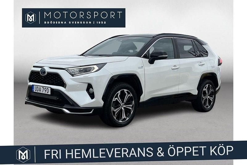 Vit Begagnad 2021 Toyota RAV4 Hybrid Premium SUV | 359 900 kr (Bra pris) - Bild 1/3