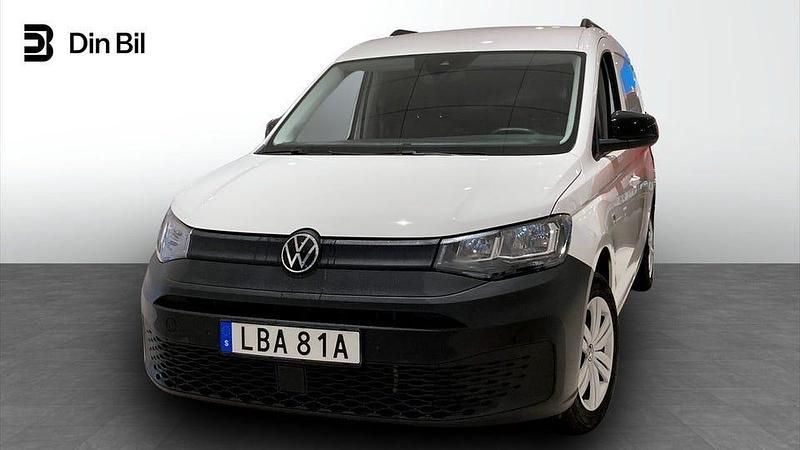Vit Begagnad 2023 VW Caddy Maxi Minibuss | 314 900 kr (Marknadspris) - Bild 1/4
