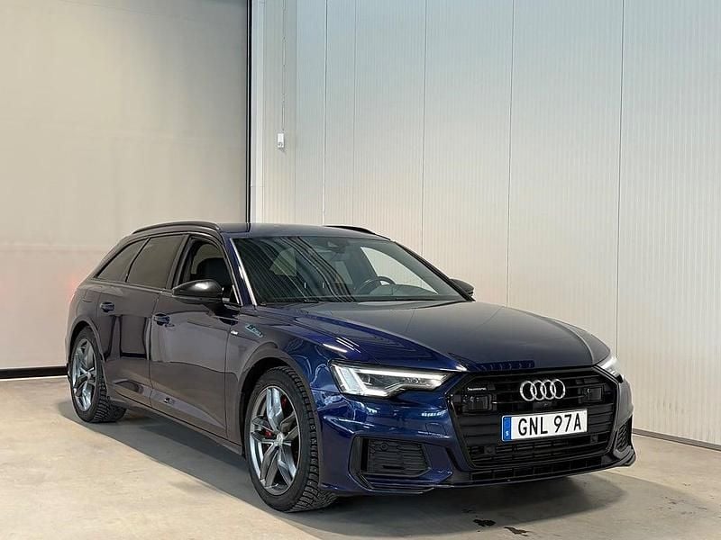Begagnad Audi A6 S-Line 367 HK (269 kW) 2021 Blå Kombi