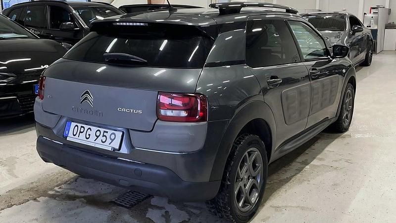 Begagnad Citroën C4 Cactus PureTech 82 HK (60 kW) 2014 Grå Halvkombi