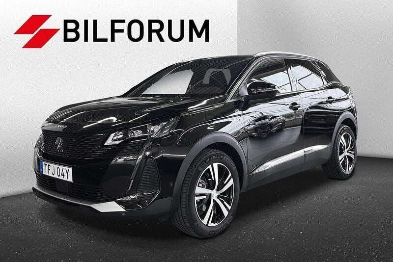 Svart Begagnad 2024 Peugeot 3008 GT SUV | 284 800 kr (Bra pris) - Bild 1/4