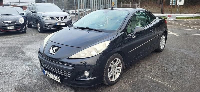Svart Begagnad 2010 Peugeot 207 CC Cab | 49 900 kr (Bra pris) - Bild 1/4