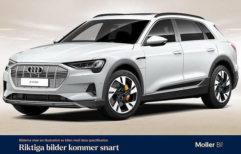 Glaciärvit metallic Begagnad 2021 Audi e-tron Proline SUV | 304 900 kr (Bra pris) - Bild 1/4