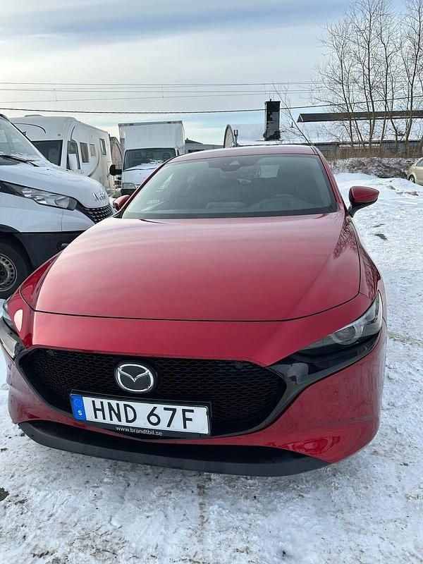 Begagnad Mazda 3 122 HK (89 kW) 2019 Soul red crystal Halvkombi