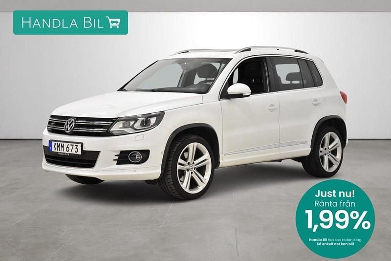 Vit Begagnad 2015 VW Tiguan SUV | 159 900 kr (Marknadspris) - Bild 1/3