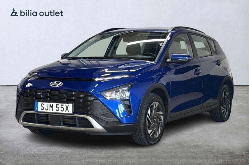 Blå Begagnad 2021 Hyundai Bayon Essential SUV | 159 900 kr (Marknadspris) - Bild 1/3