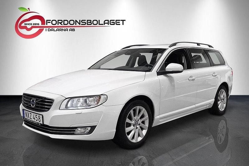 Vit Begagnad 2015 Volvo V70 Momentum Kombi | 169 700 kr (Lite dyr) - Bild 1/4