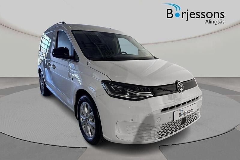 Vit Ny 2025 VW Caddy Minibuss | 391 900 kr (Bra pris) - Bild 1/4