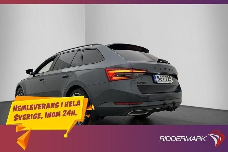 Begagnad Skoda Superb SportLine 218 HK (160 kW) 2020 Grå Kombi
