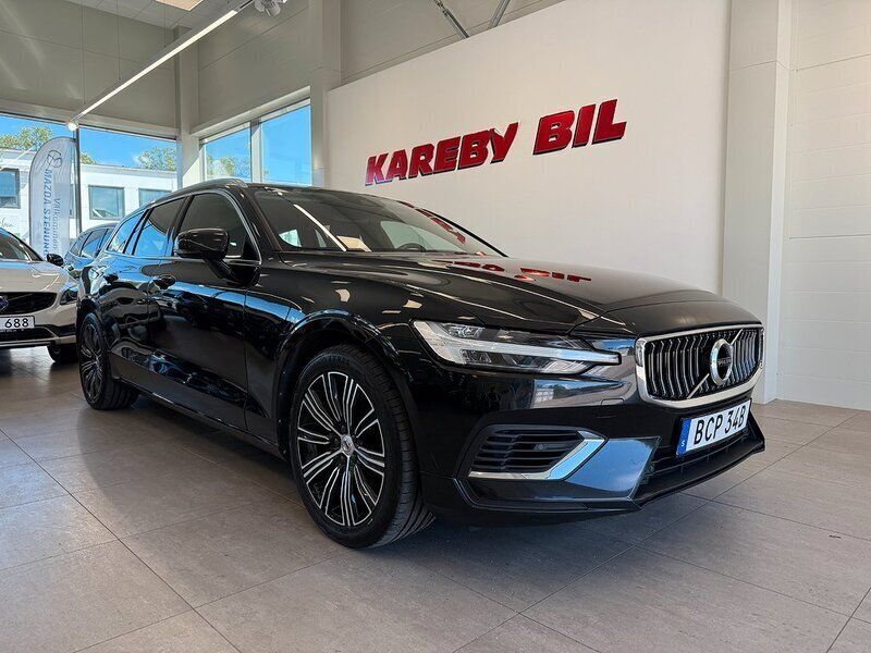 Svart Begagnad 2019 Volvo V60 Inscription Kombi | 278 900 kr (Bra pris) - Bild 1/4