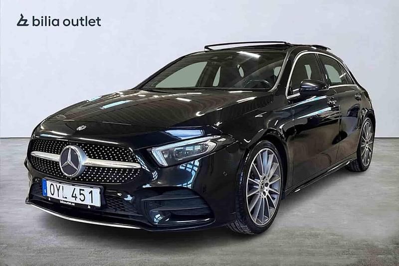 Begagnad Mercedes A180 116 HK (85 kW) 2019 Svart Halvkombi