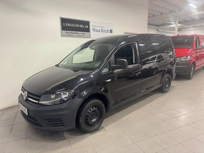 Svart Begagnad 2018 VW Caddy Maxi Minibuss | 129 900 kr (Marknadspris) - Bild 1/4