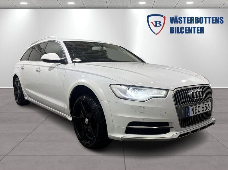 Vit Begagnad 2013 Audi A6 Allroad Comfort Kombi | 154 900 kr (Bra pris) - Bild 1/4