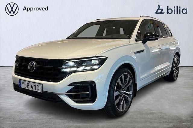 Vit Begagnad 2022 VW Touareg R SUV | 629 500 kr (Bra pris) - Bild 1/4