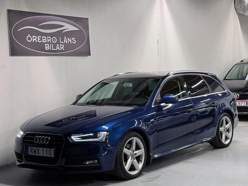 Blå Begagnad 2015 Audi A4 S-Line Kombi | 109 900 kr (Bra pris) - Bild 1/4