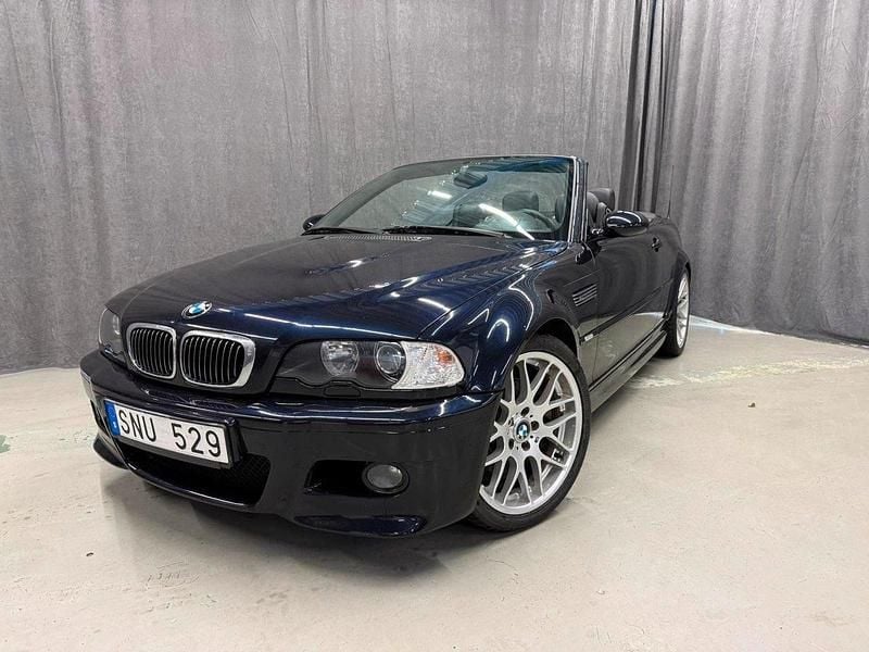 Svart Begagnad 2004 BMW M3 Cabriolet Cab | 358 900 kr (Marknadspris) - Bild 1/4