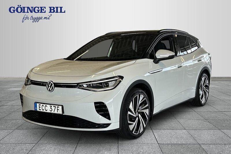 Vit Begagnad 2021 VW ID.4 GTX SUV | 329 000 kr (Marknadspris) - Bild 1/3