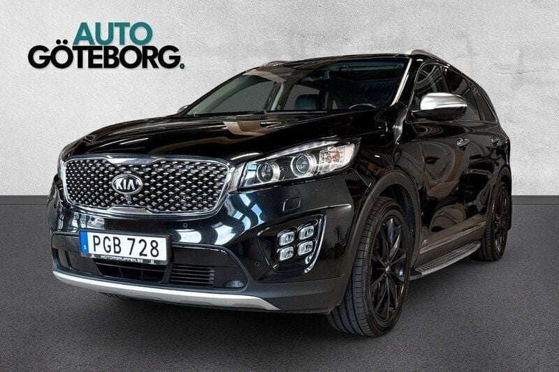Svart Begagnad 2016 Kia Sorento SUV | 189 900 kr (Marknadspris) - Bild 1/3