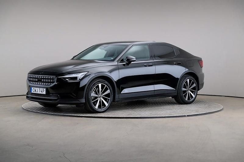 Svart Begagnad 2021 Polestar 2 Standard Range Single Motor Halvkombi | 289 000 kr (Marknadspris) - Bild 1/4