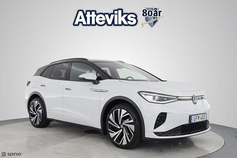 Vit Begagnad 2022 VW ID.4 GTX SUV | 359 900 kr (Superpris) - Bild 1/3