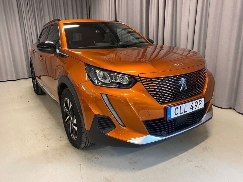 Orange Begagnad 2022 Peugeot e-2008 Allure SUV | 209 700 kr (Marknadspris) - Bild 1/3