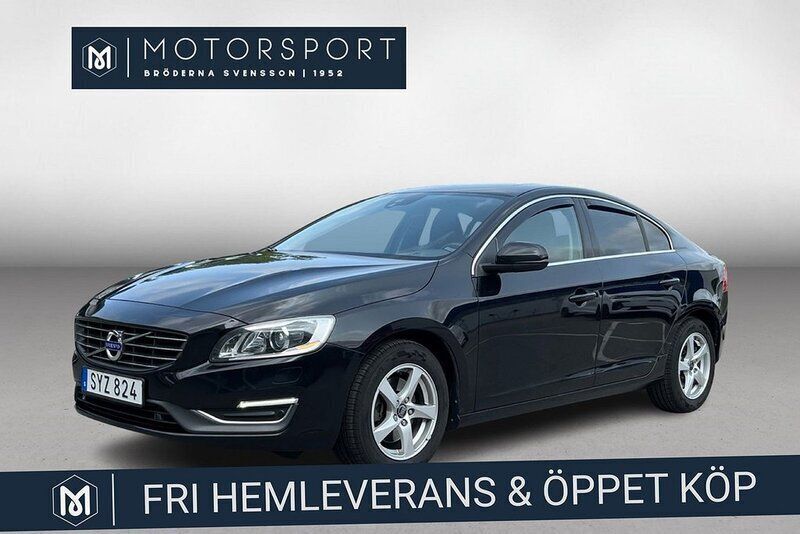 Svart Begagnad 2014 Volvo S60 Momentum Sedan | 154 900 kr (Marknadspris) - Bild 1/3