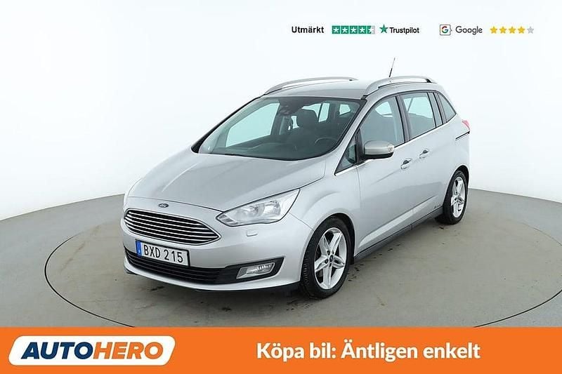 Grå Begagnad 2016 Ford C-MAX Titanium Minibuss | 119 000 kr (Lite dyr) - Bild 1/4