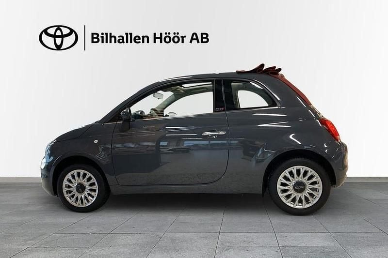 Begagnad Fiat 500 Lounge 69 HK (50 kW) 2019 Grå Halvkombi
