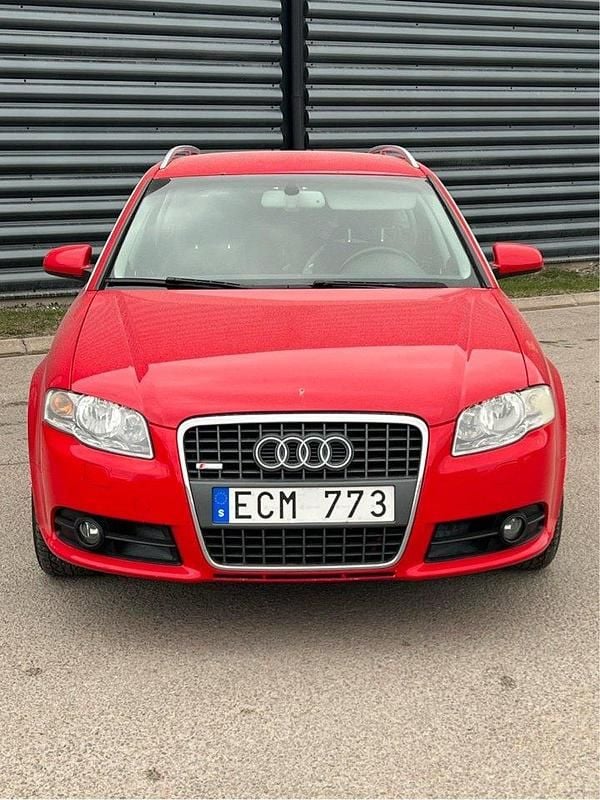 Röd Begagnad 2007 Audi A4 Comfort Kombi | 42 000 kr (Marknadspris) - Bild 1/4