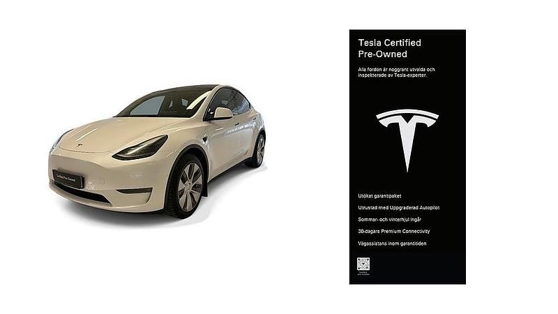 Begagnad Tesla Model Y Long Range AWD 378 kW (514 HK) 2022 Vit SUV