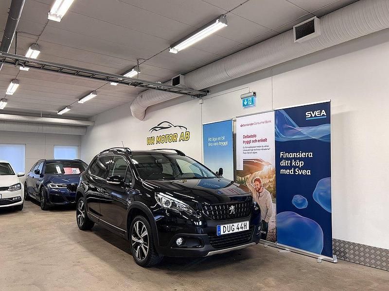 Svart Begagnad 2019 Peugeot 2008 GT-line SUV | 164 900 kr (Marknadspris) - Bild 1/4