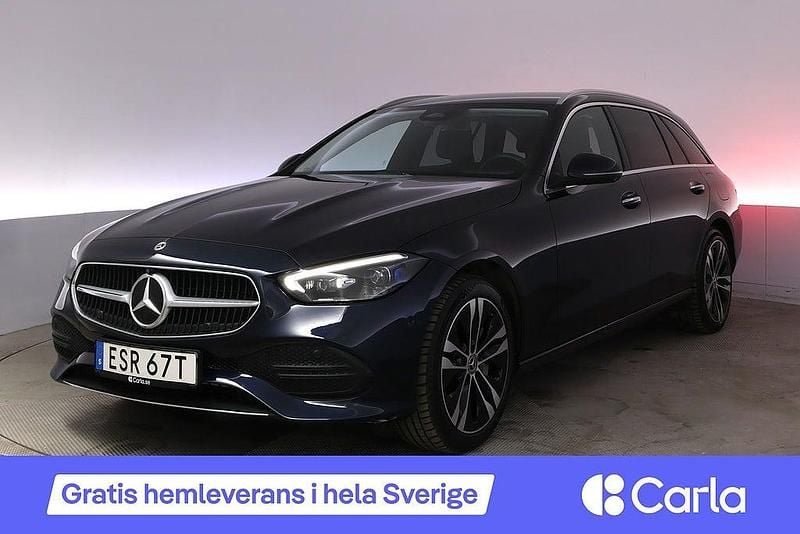 Begagnad Mercedes C300e 230 HK (169 kW) 2021 Mörkblå Kombi