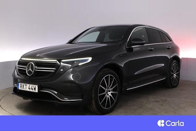 Grå Begagnad 2020 Mercedes EQC400 AMG SUV | 448 900 kr (Marknadspris) - Bild 1/4